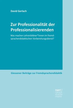 Zur Professionalität der Professionalisierenden (eBook, ePUB) - Gerlach, David
