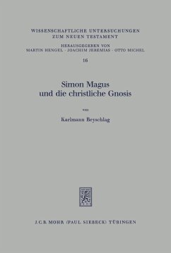 Simon Magus und die christliche Gnosis (eBook, PDF) - Beyschlag, Karlmann