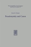 Pseudonymity and Canon (eBook, PDF)