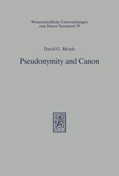 Pseudonymity and Canon (eBook, PDF) - Meade, David G.