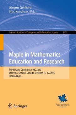 Cover Maple in Mathematics Education and Research (eBook, PDF)