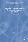 Psychology Library Editions: Speech and Language Disorders (eBook, PDF)