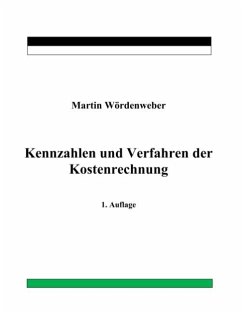 Cover Kennzahlen und Verfahren der Kostenrechnung
