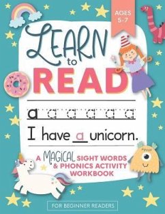 Learn to Read: A Magical Sight Words and Phonics Activity Workbook for Beginning Readers Ages 5-7: Reading Made Easy - Preschool, Kin - Press, Modern Kid