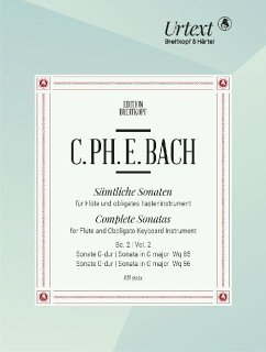 Cover Sämtliche Sonaten für Flöte und obligates Tasteninstrument
