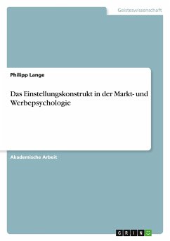 Das Einstellungskonstrukt in der Markt- und Werbepsychologie - Lange, Philipp