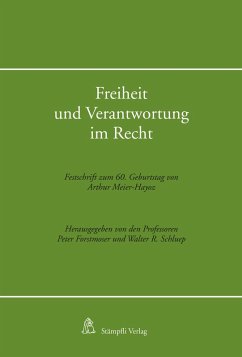 Cover Freiheit und Verantwortung im Recht (eBook, PDF)
