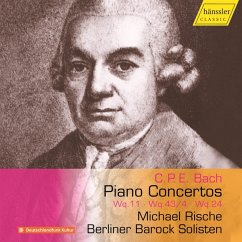 Piano Concertos Wq.11,Wq 43/4 & Wq.24 - Michael Rische/Berliner Barocksolisten