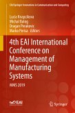 4th EAI International Conference on Management of Manufacturing Systems (eBook, PDF)