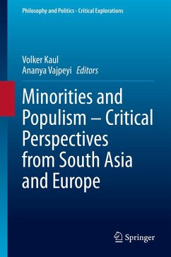 Minorities and Populism - Critical Perspectives from South Asia and Europe (eBook, PDF)