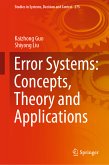 Error Systems: Concepts, Theory and Applications (eBook, PDF)