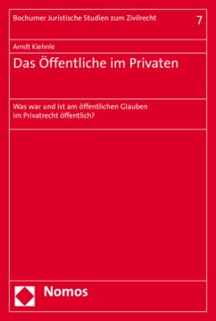 Das Öffentliche im Privaten - Kiehnle, Arndt