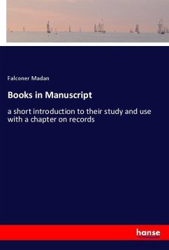 Books in Manuscript - Madan, Falconer