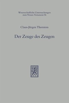 Cover Der Zeuge des Zeugen (eBook, PDF)