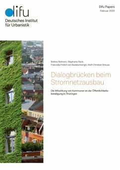 Dialogbrücken beim Stromnetzausbau (eBook, PDF) - Bock, Stephanie; Bodelschwingh, Franciska Frölich v.; Reimann, Bettina; Strauss, Wolf-Christian
