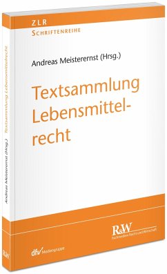 Textsammlung Lebensmittelrecht