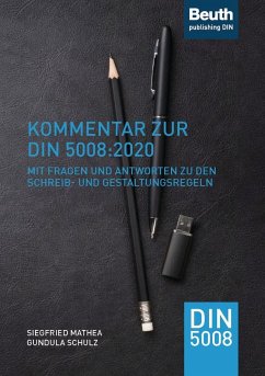 Kommentar zur DIN 5008:2020 - Mathea, Siegfried;Schulz, Gundula