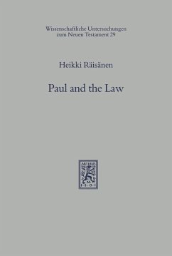 Paul and the Law (eBook, PDF) - Räisänen, Heikki
