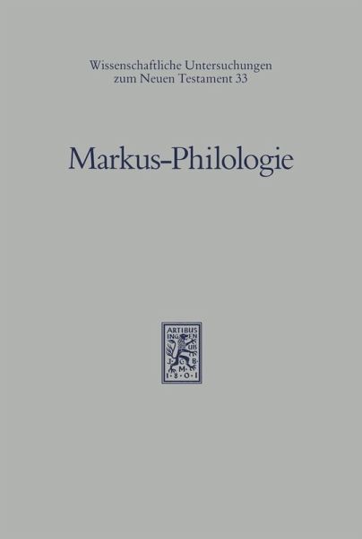 Markus-Philologie (eBook, PDF)