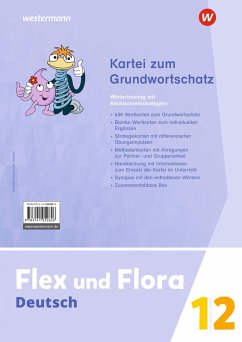 Cover Flex und Flora - Ausgabe 2021. Kartei Grundwortschatz 1 / 2