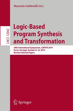 Logic-Based Program Synthesis and Transformation