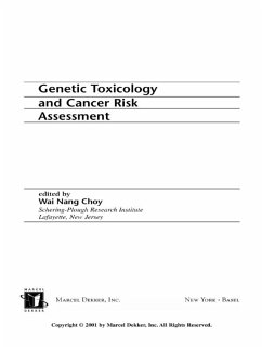 Cover Genetic Toxicology and Cancer Risk Assessment (eBook, ePUB)