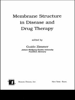 Membrane Structure in Disease and Drug Therapy (eBook, ePUB) - Cornell, Svante