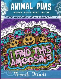 Animal Puns Adult Coloring Book - Outrageous Katie