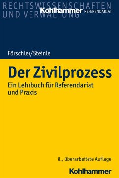 Der Zivilprozess (eBook, ePUB) - Förschler, Peter; Steinle, Hermann