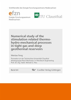 Numerical study of the stimulation related thermo-hydro-mechanical processes in tight gas and deep geothermal reservoirs - Feng, Wentao