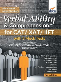 Verbal Ability & Comprehension for CAT/ XAT/ IIFT with 5 Mock Tests 3rd Edition - Patodi, Bharat; Choudhary, Aditya