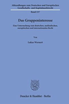 Cover Das Gruppeninteresse.