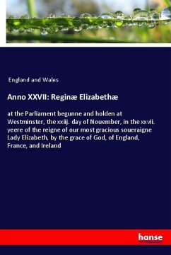 Anno XXVII: Reginæ Elizabethæ Cover Anno XXVII: Reginæ Elizabethæ