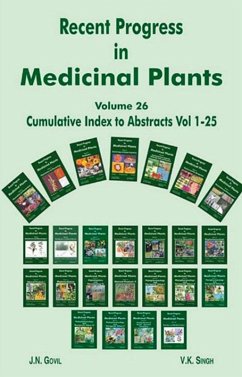 Cover Recent Progress in Medicinal Plants (Cumulative Index to Abstracts Vols. 1-25) (eBook, ePUB)