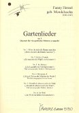 Gartenlieder op.3 für gem Chor a cappella Singpartitur