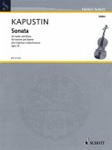 Sonata, Kapustin, Op. 70: For Violin and Piano