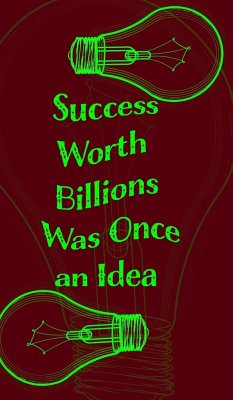 Success Worth Billions Was Once an Idea - Blank Lined Notebook 5x8 - Mantablast