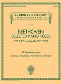 Beethoven: Selected Piano Pieces - Early Advanced Level Arrangements - Schirmer's Library of Musical Classics Volume 2151