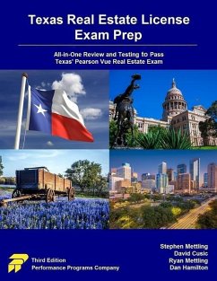 Texas Real Estate License Exam Prep: All-in-One Review and Testing to Pass Texas' Pearson Vue Real Estate Exam - Cusic, David; Mettling, Ryan