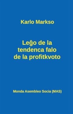 Leĝo de la tendenca falo de la profitkvoto - Markso, Karlo