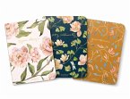 Gracelaced Lined Notebooks, Set of 3, Rejoice, Pray, Give