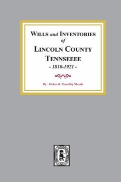 Wills and Inventories of Lincoln County, Tennessee, 1810-1921 - Marsh, Helen; Marsh, Timothy