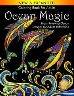 Coloring Book For Adults: Ocean Magic: Stress Relieving Ocean Designs for Adults Relaxation - Mantracraft