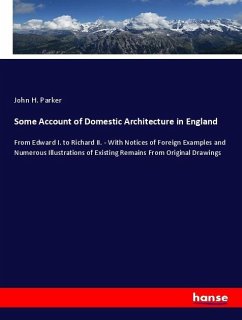 Cover Some Account of Domestic Architecture in England