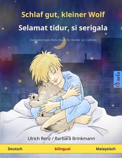 Cover Schlaf gut, kleiner Wolf - Selamat tidur, si serigala (Deutsch - Malaysisch)