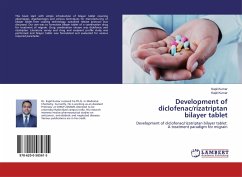 Development of diclofenac/rizatriptan bilayer tablet