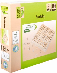 Natural Games Sudoku 14x14x2,5 cm