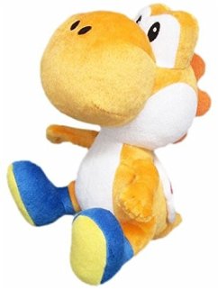 Nintendo Yoshi, Plüschfigur, orange, 17 cm
