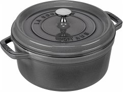 Staub La Cocotte 24cm rund Graphit-grau,Gusseisen