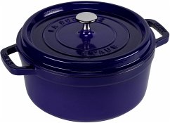 Staub La Cocotte 24cm rund dunkelblau, Gusseisen